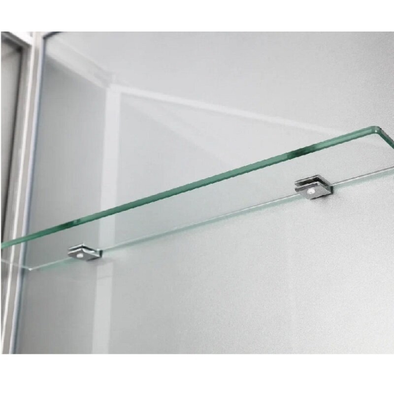 Душевая кабина Timo Lux TL-1505-T-STUN, 148 x 82 см, стекло прозрачное, профиль хром, хамам