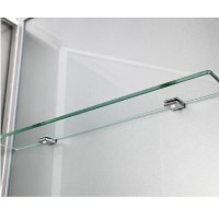 Душевая кабина Timo Lux TL-1506-T-STUN, 167 x 90 см, стекло прозрачное, профиль хром, хамам