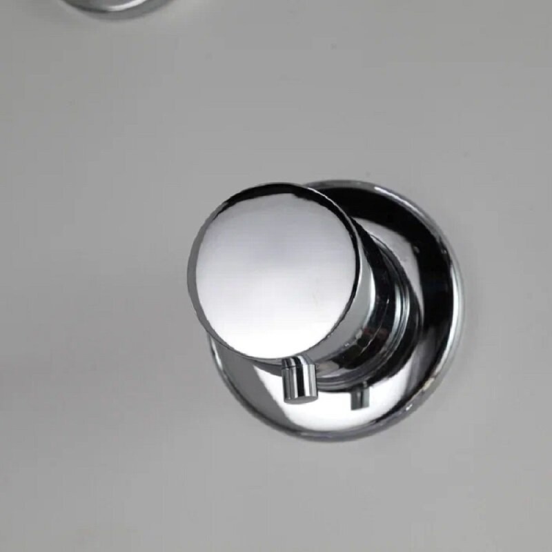 Душевая кабина Timo Lux TL-1506-T-STUN, 167 x 90 см, стекло прозрачное, профиль хром, хамам