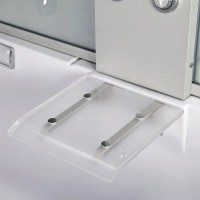 Душевая кабина Timo Lux TL-1506-T-STUN, 167 x 90 см, стекло прозрачное, профиль хром, хамам