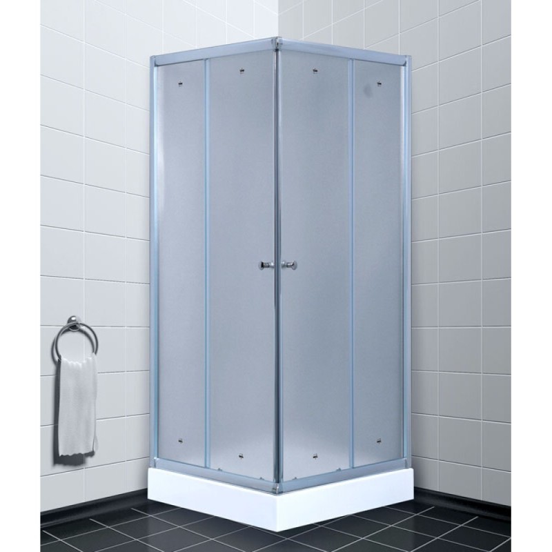 Душевой уголок Timo TL-8002 F Fabric Glass, стекло матовое, 80 х 80 х 200 см