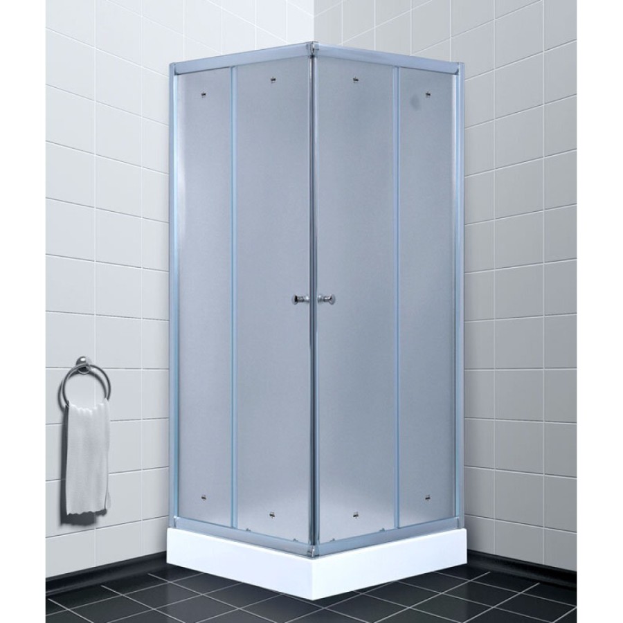 Душевой уголок Timo TL-8002 F Fabric Glass, стекло матовое, 80 х 80 х 200 см