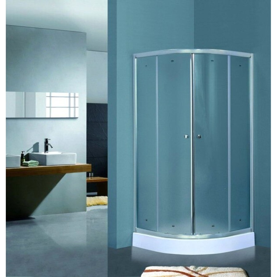 Душевой уголок Timo TL-9001 F Fabric Glass, стекло матовое, 90 х 90 х 200 см