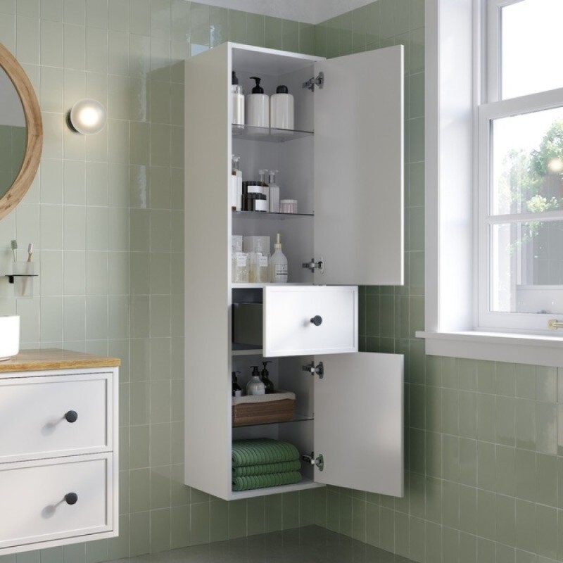 Пенал Iddis Torr TOR40W0i97, 40 см, подвесной, белый матовый