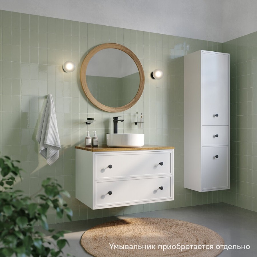 Пенал Iddis Torr TOR40W0i97, 40 см, подвесной, белый матовый