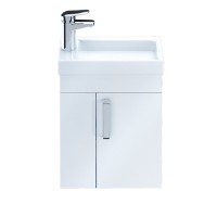 Тумба с раковиной Iddis Torr TOR40W1i95K 40 см подвесная, белая
