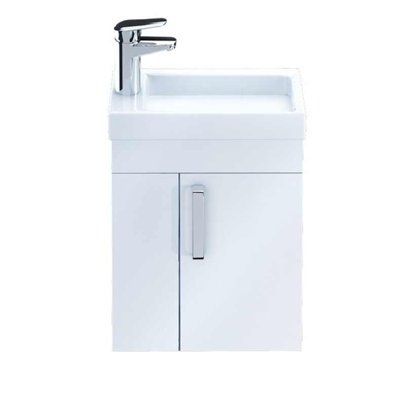 Тумба с раковиной Iddis Torr TOR40W1i95K 40 см подвесная, белая