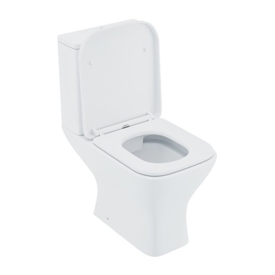 Напольный унитаз Iddis Torr TORRDSEi24 37.3 x 60.5 x 79 см безободковый с сиденьем Soft Close, белый