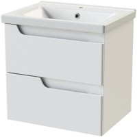 Тумба с раковиной Orange Topline-Milano TP-M65-02+RA, 65 см, подвесная, цвет белый