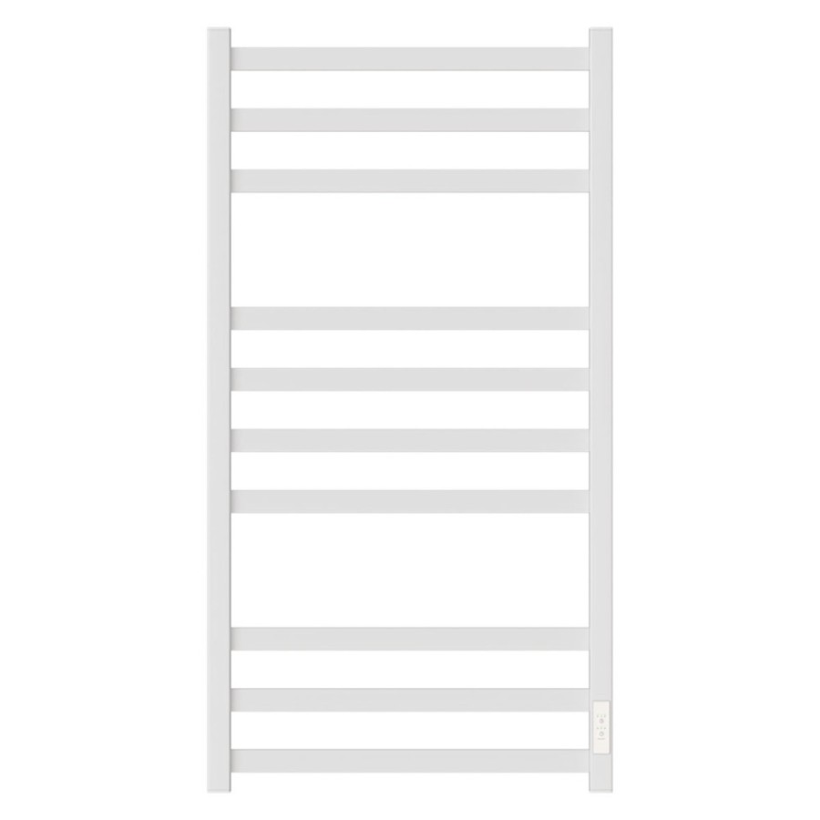 Полотенцесушитель электрический Apextermo Terra TR00105WM, ширина 50 см, высота 100 см, диммер справа, цвет белый матовый