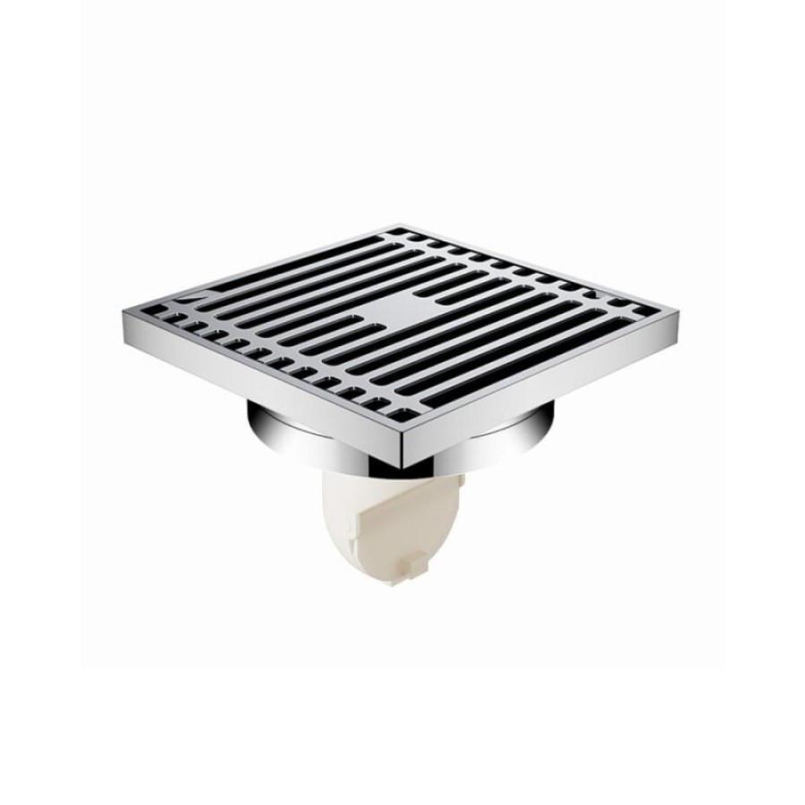 Душевой трап Orange,OT01-004cr 10 х 10 см, хром