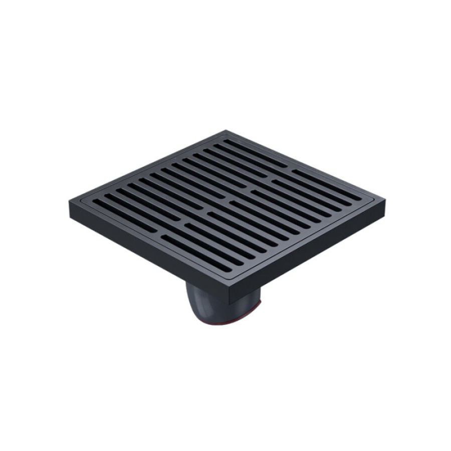 Душевой трап Orange,OT01-007b 10 х 10 см, черный
