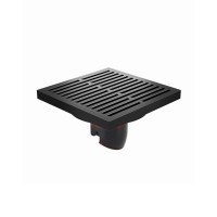 Душевой трап Orange,OT01-007b 10 х 10 см, черный