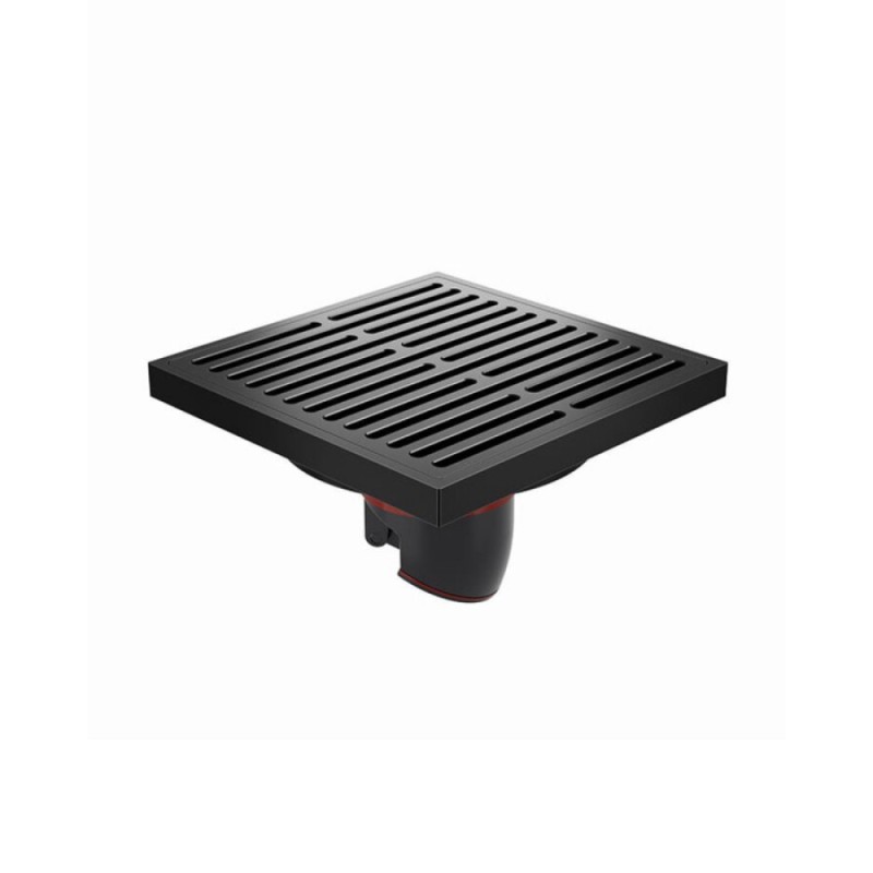 Душевой трап Orange,OT01-007b 10 х 10 см, черный