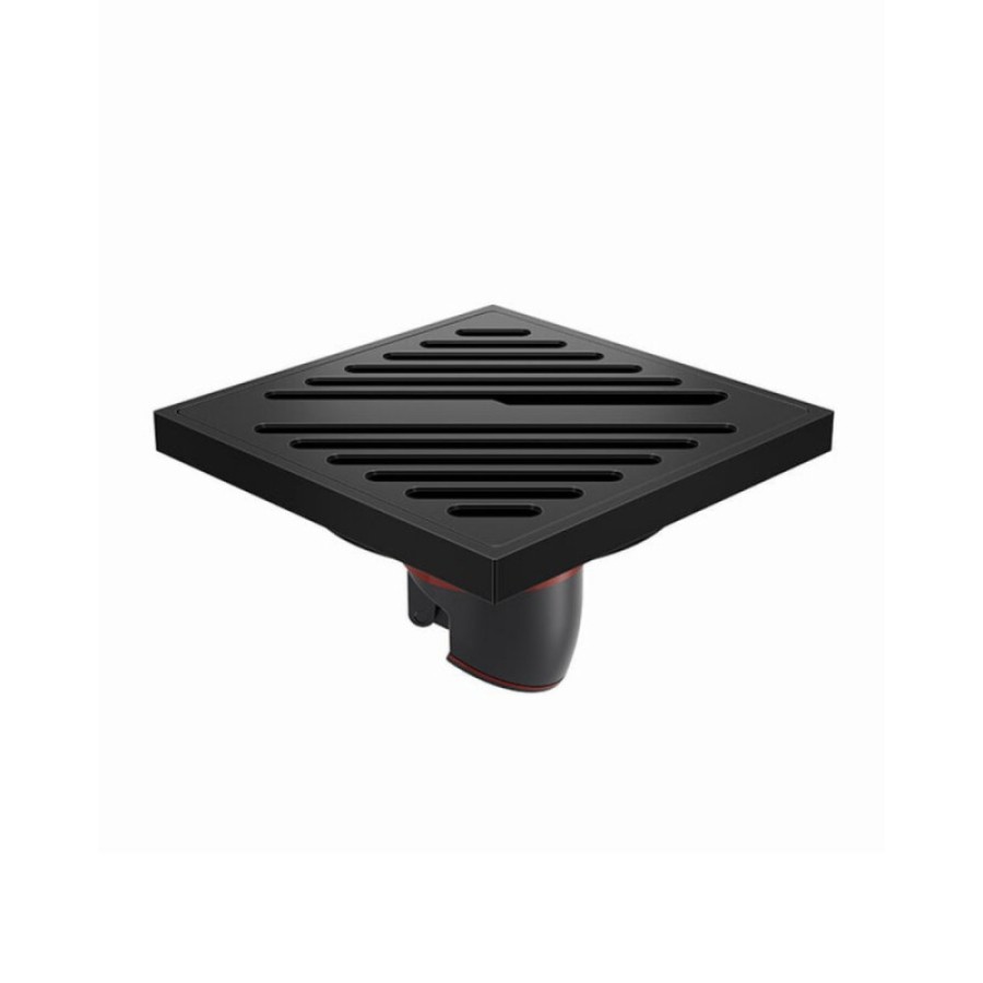 Душевой трап Orange,OT01-008b 10 х 10 см, черный