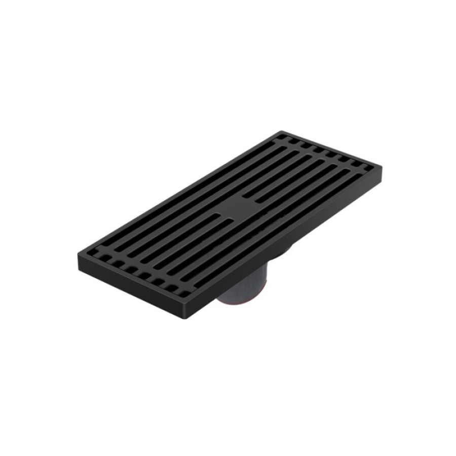 Душевой трап Orange,OT01-009b 20 х 8 см, черный