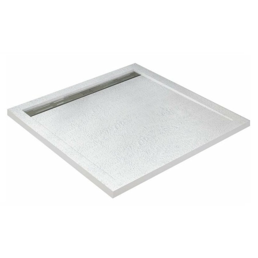Душевой поддон Cezares TRAY-AS-A-90-30-W, 90 х 90 см, квадратный, искусственный камень, белый