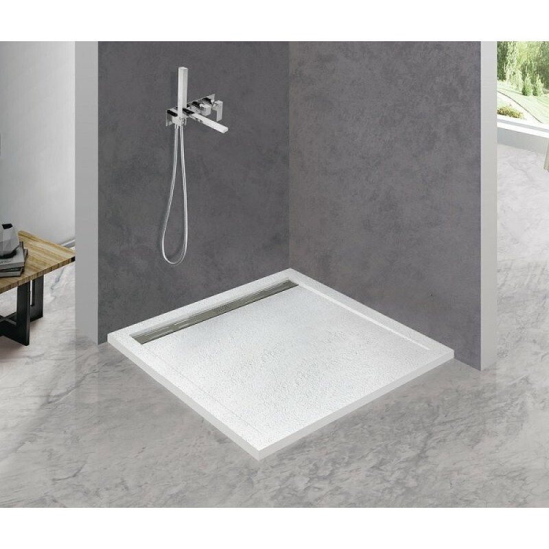 Душевой поддон Cezares TRAY-AS-A-90-30-W, 90 х 90 см, квадратный, искусственный камень, белый