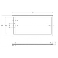 Душевой поддон Cezares TRAY-AS-AH-160/80-30-W, 160 х 80 см, прямоугольный, искусственный камень, белый