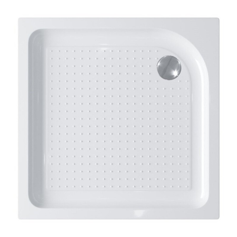 Душевой поддон BelBagno TRAY-BB-A-100-15-W, 100 x 100 см, акриловый, квадратный, с сифоном, белый