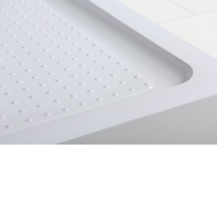 Душевой поддон BelBagno TRAY-BB-A-100-15-W, 100 x 100 см, акриловый, квадратный, с сифоном, белый
