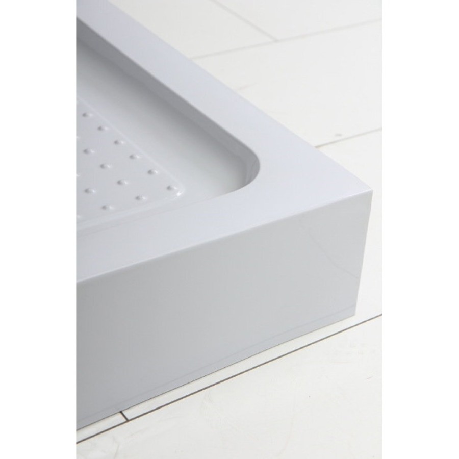 Душевой поддон BelBagno TRAY-BB-A-90-15-W 90 х 90 см с сифоном, квадратный