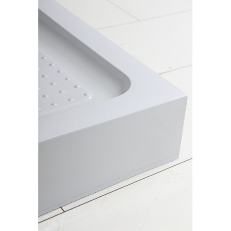 Душевой поддон BelBagno TRAY-BB-A-95-15-W 95 x 95 см с сифоном, квадратный