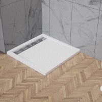 Душевой поддон BelBagno Due TRAY-BB-DUE-A-100-4-W0, 100 x 100 см, акриловый, квадратный, белый