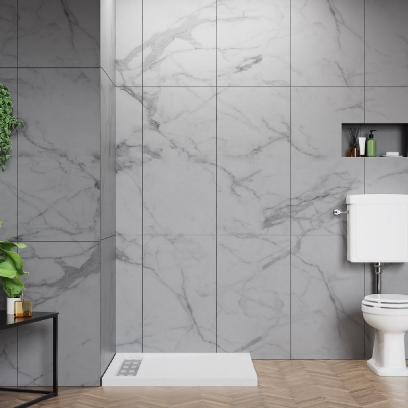 Душевой поддон BelBagno Due TRAY-BB-DUE-A-100-4-W0, 100 x 100 см, акриловый, квадратный, белый