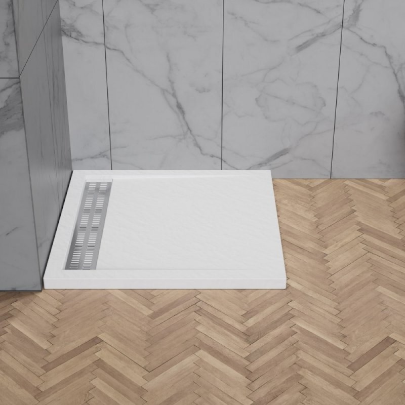 Душевой поддон BelBagno Due TRAY-BB-DUE-A-80-4-W0, 80 x 80 см, акриловый, квадратный, белый