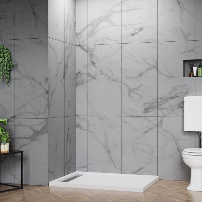 Душевой поддон BelBagno Due TRAY-BB-DUE-AH-120/90-4-W0, 120 x 90 см, акриловый, прямоугольный, белый