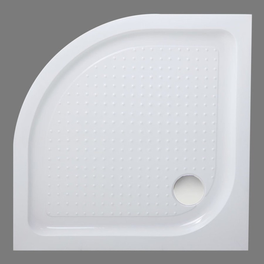 Душевой поддон BelBagno TRAY-BB-R-95-550-15-W 95 x 95 см с сифоном, четверть круга