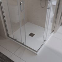 Душевой поддон Belbagno Tray-MR-UNO-A-80-35-W, 80 х 80 см, квадратный, искусственный камень, белый