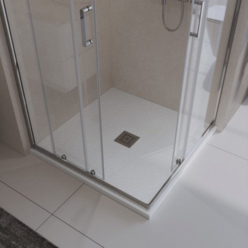 Душевой поддон Belbagno Tray-MR-UNO-A-80-35-W, 80 х 80 см, квадратный, искусственный камень, белый
