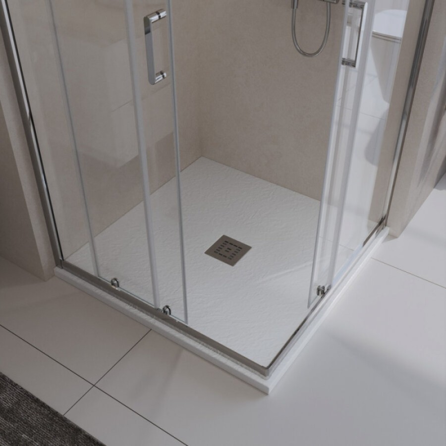 Душевой поддон Belbagno Tray-MR-UNO-A-80-35-W, 80 х 80 см, квадратный, искусственный камень, белый