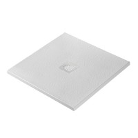 Душевой поддон BelBagno TRAY-MR-UNO-A-90-35-W-BO, 90 х 90 см, белый матовый, квадратный, сифон белый матовый