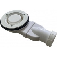 Душевой поддон BelBagno TRAY-MR-UNO-A-90-35-W-CR, 90 х 90 см, белый, квадратный, сифон хром
