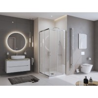 Душевой поддон BelBagno TRAY-MR-UNO-A-90-35-W-NO, 90 х 90 см, белый матовый, квадратный, сифон черный матовый