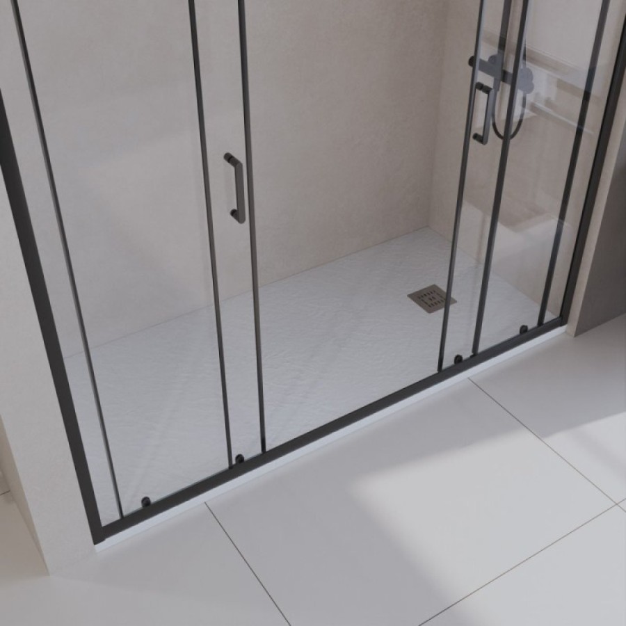 Душевой поддон BelBagno TRAY-MR-UNO-AH-140/90-35-W-CR, 140 х 90 см, прямоугольный, с сифоном, белый