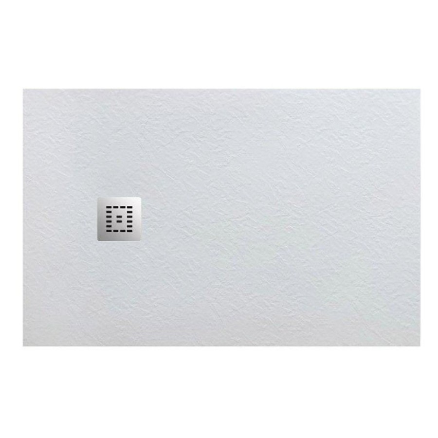 Душевой поддон BelBagno TRAY-MR-UNO-AH-160/80-35-W-CR, 160 х 80 см, прямоугольный, с сифоном, белый