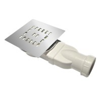 Душевой поддон BelBagno Uno, TRAY-MR-UNO-R-80-550-35-W-CR, 80 х 80 см, четверть круга, с сифоном, белый