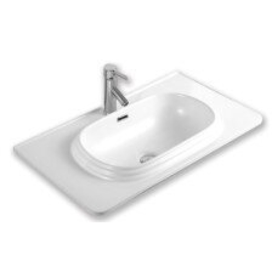Раковина BelBagno Onda TRB-800-LVB 80 см накладная