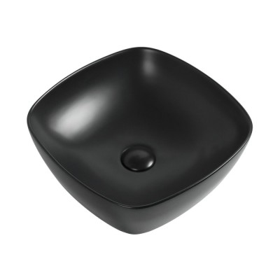Раковина Aquanet Trend-1-MB, 273684, 40 x 40 x 14 см, накладная, черный матовый