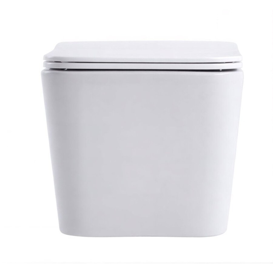 Подвесной безободковый унитаз Aquanet Trend 276396 W, крышка микролифт Slimseat, цвет белый