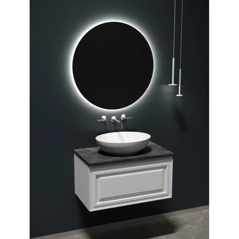 Столешница Sancos, 100 х 46 см, без отверстия под смеситель, цвет Black Sky, TT100A1