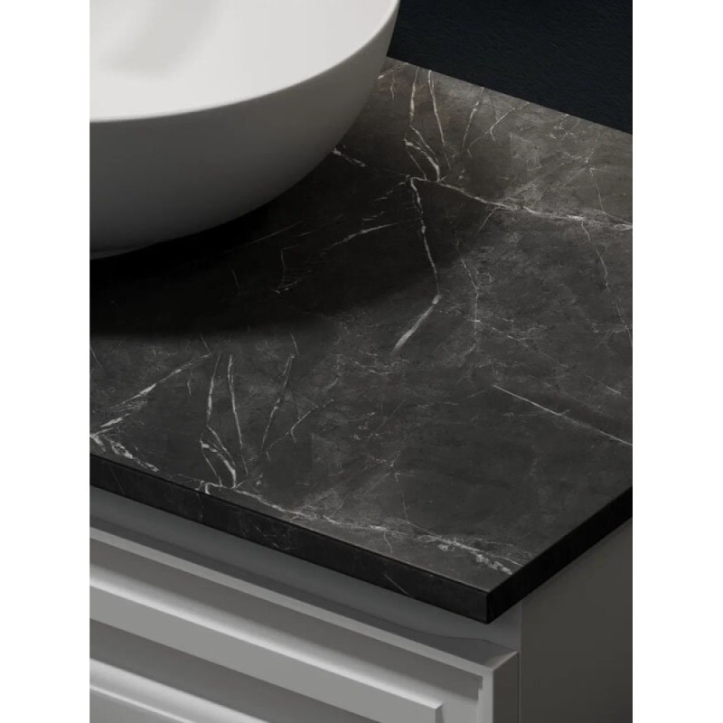 Столешница Sancos, 100 х 46 см, без отверстия под смеситель, цвет Black Sky, TT100A1