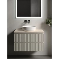 Столешница Sancos, 100 х 46 см, без отверстия под смеситель, цвет Kreman, TT100A2