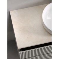 Столешница Sancos, 100 х 46 см, с отверстием под смеситель, цвет Kreman, TT100A2X