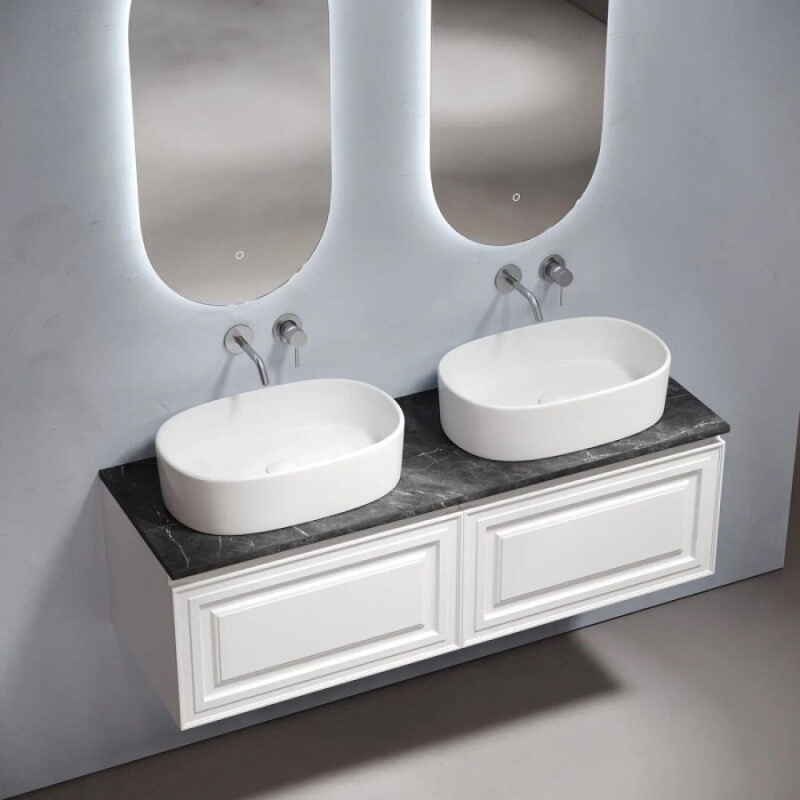 Столешница Sancos TT160A1, 160 см, без отверстия под смеситель, керамогранит, цвет Black Sky