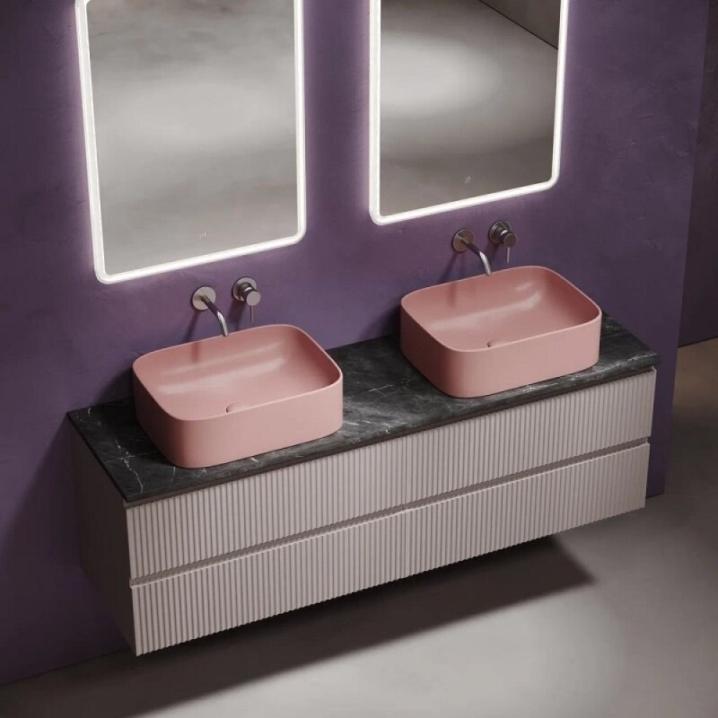 Столешница Sancos TT160A1, 160 см, без отверстия под смеситель, керамогранит, цвет Black Sky